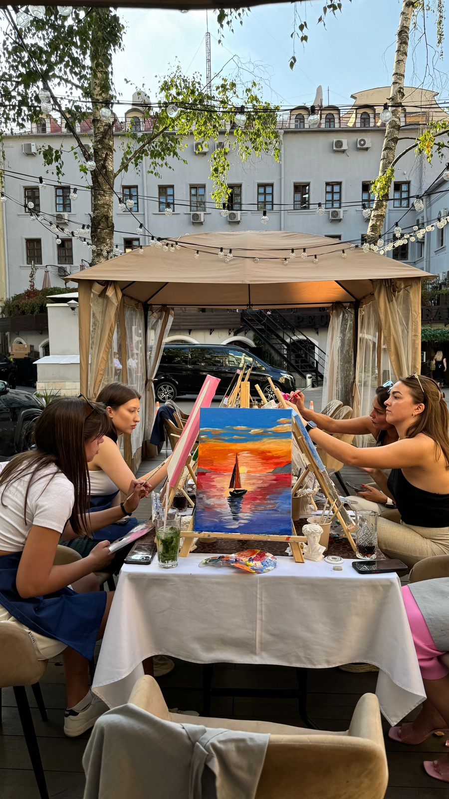 Мастер-класс «Рисование картины» 8