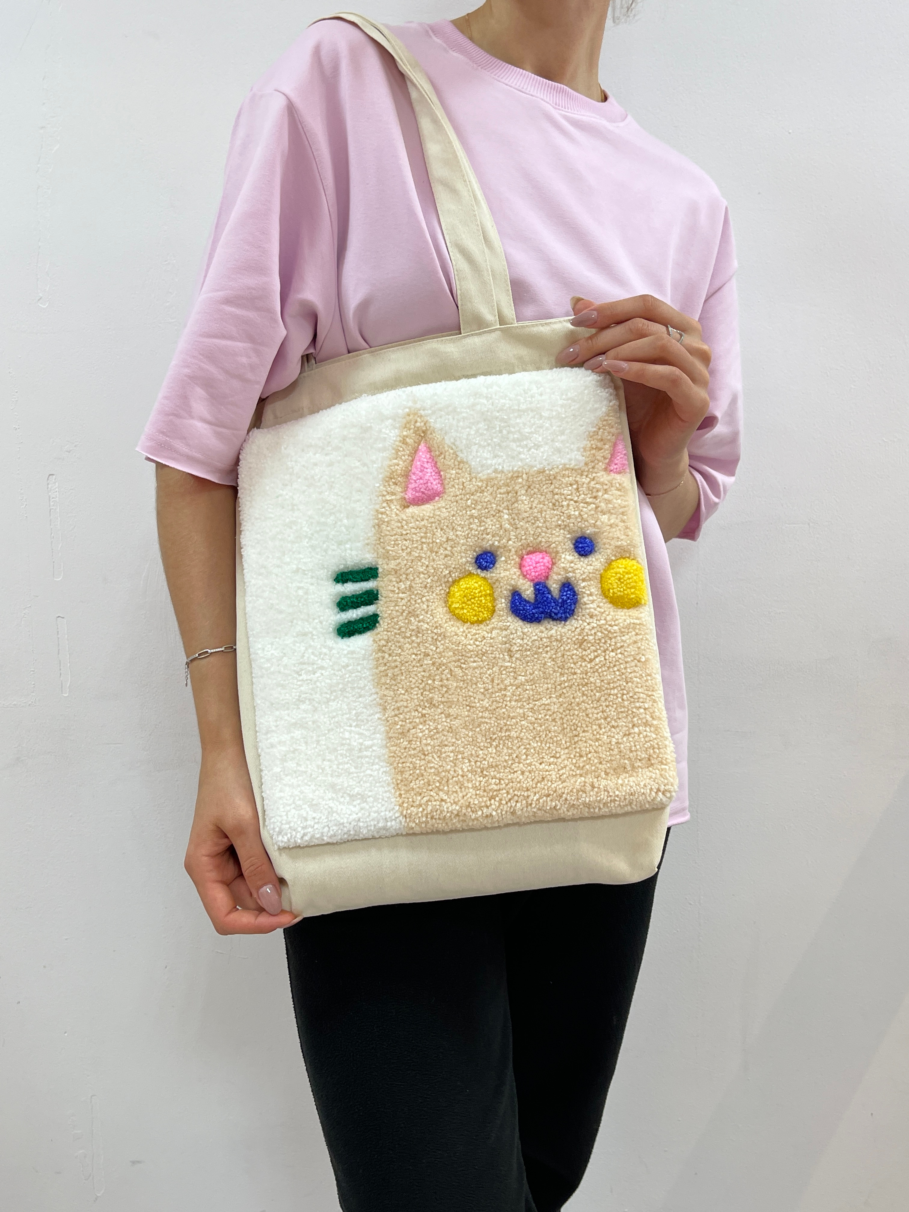 Сумка-шоппер в стиле тафтинг 2