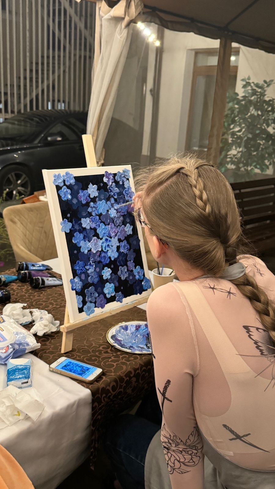 Мастер-класс «Рисование картины» 15