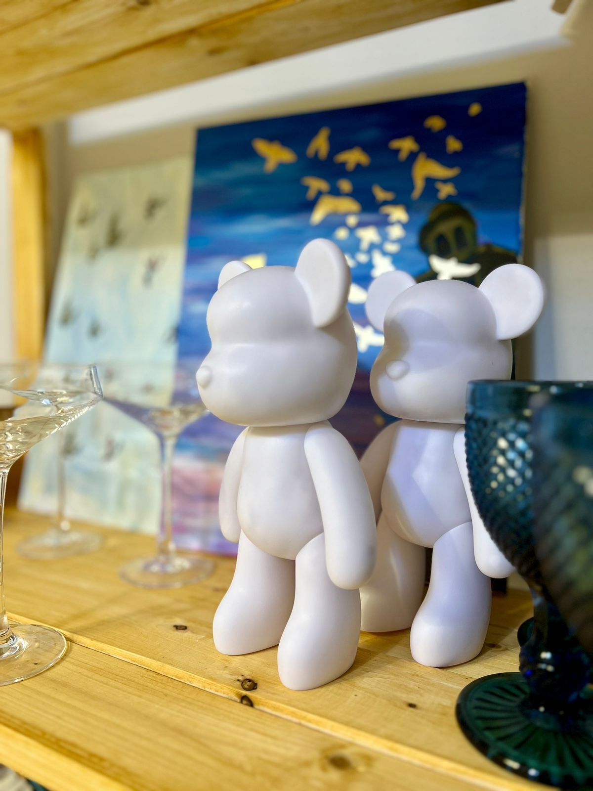Мастер-класс «Роспись Мишки Bearbrick и фигурки Kaws” 4