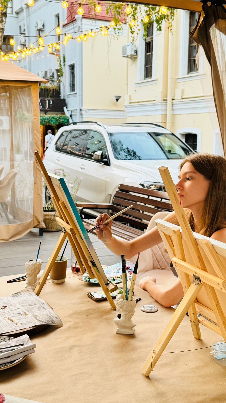 Мастер-класс «Рисование картины» 11