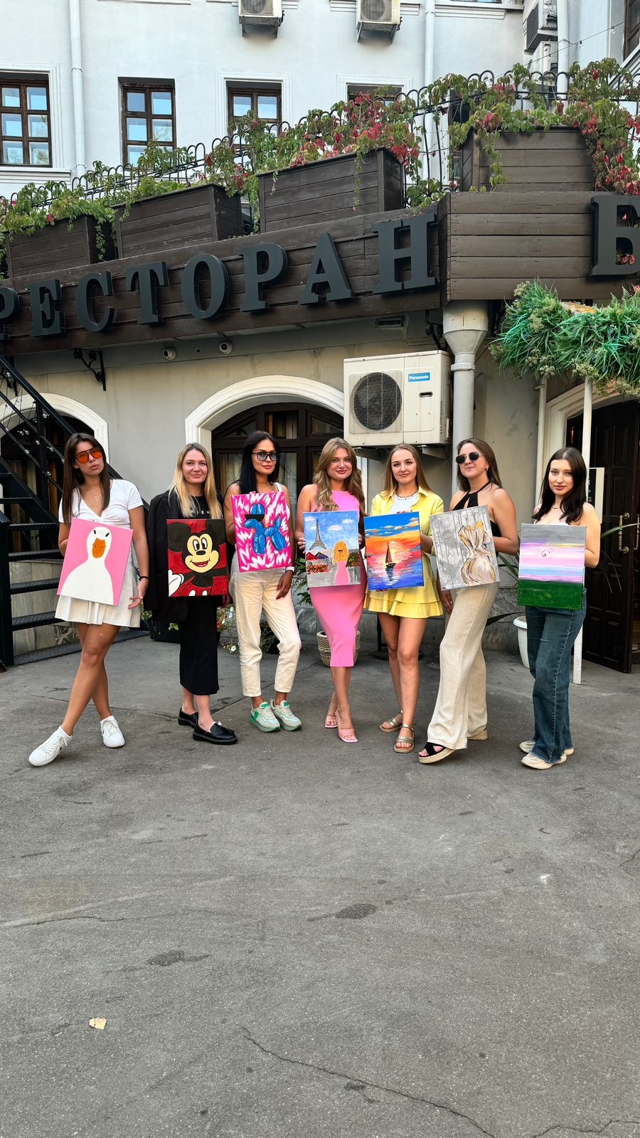 Мастер-класс «Рисование картины» 9