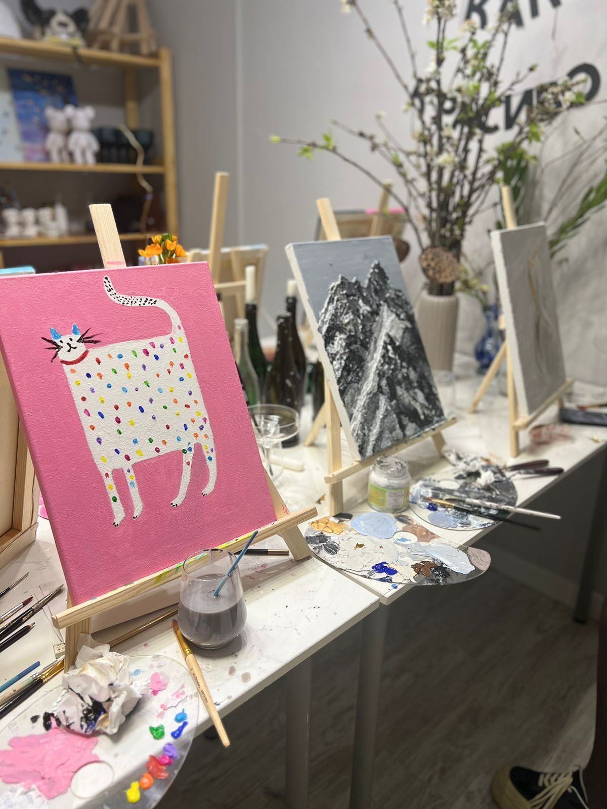 Мастер-класс «Рисование картины» 14