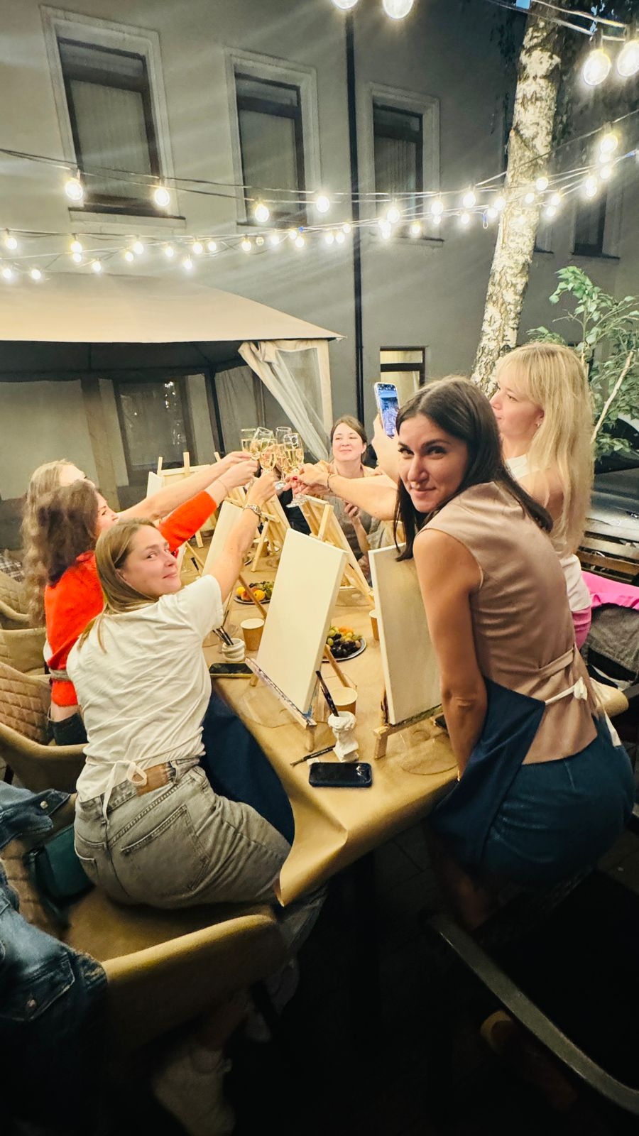 Мастер-класс «Рисование картины» 12