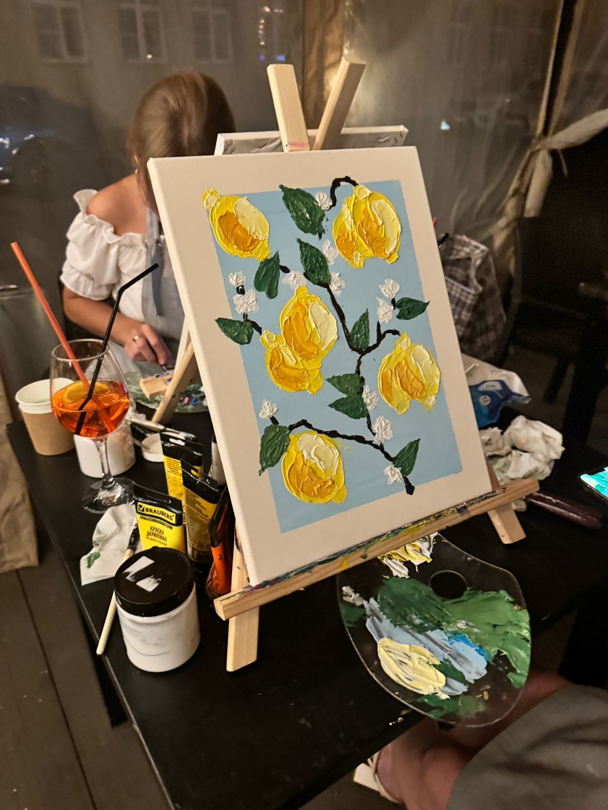 Мастер-класс «Рисование картины» 17