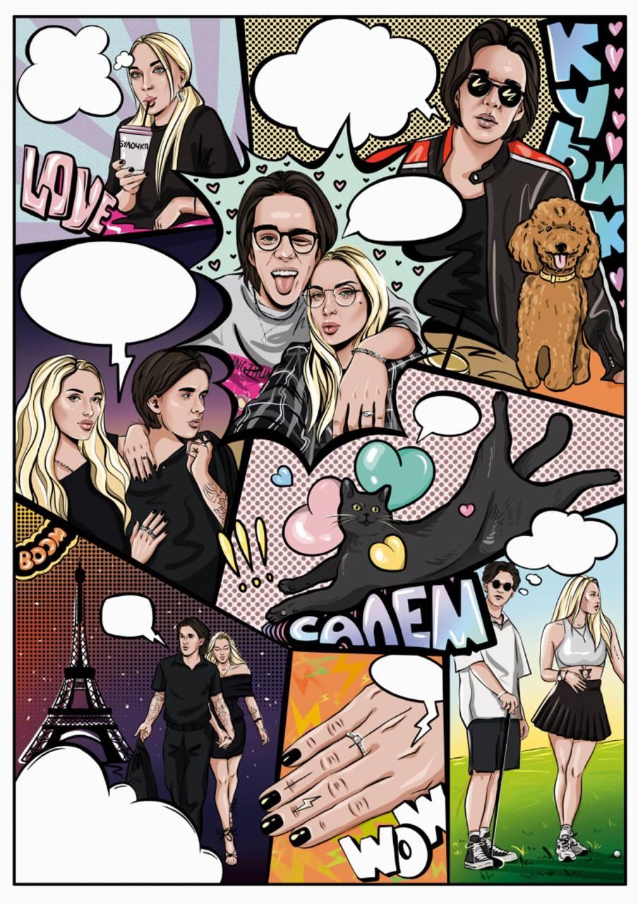 Комиксы по фото на заказ