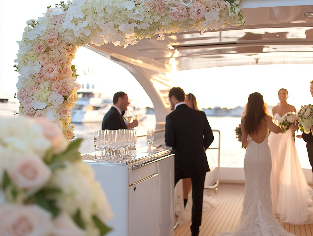 Свадьба на яхте: как организовать уникальный романтический праздник на воде