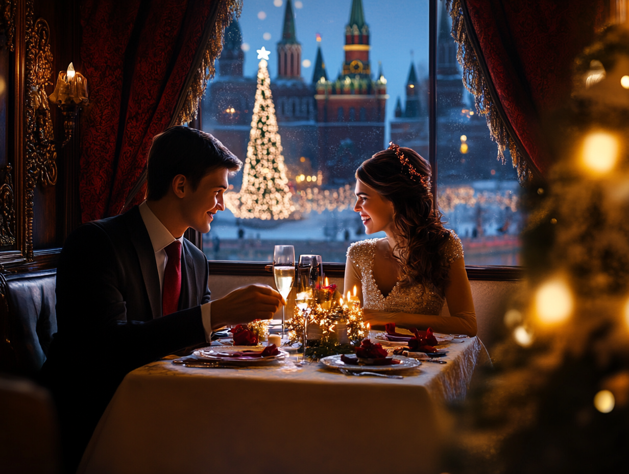 Романтические ужины на новый год: лучшие рестораны Москвы для незабываемых моментов