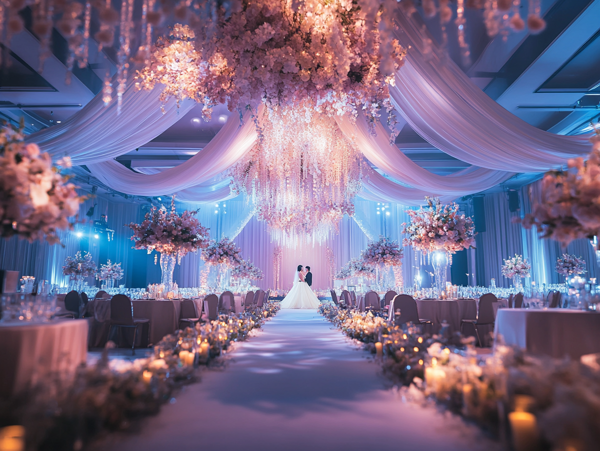 Как оформить свадебный зал: 10 идей, которые сделают ваш праздник незабываемым