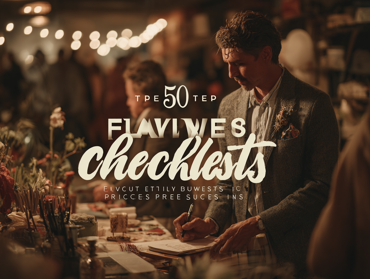 Как создать идеальный чек-лист для мероприятия: 50 шагов к успеху без ошибок