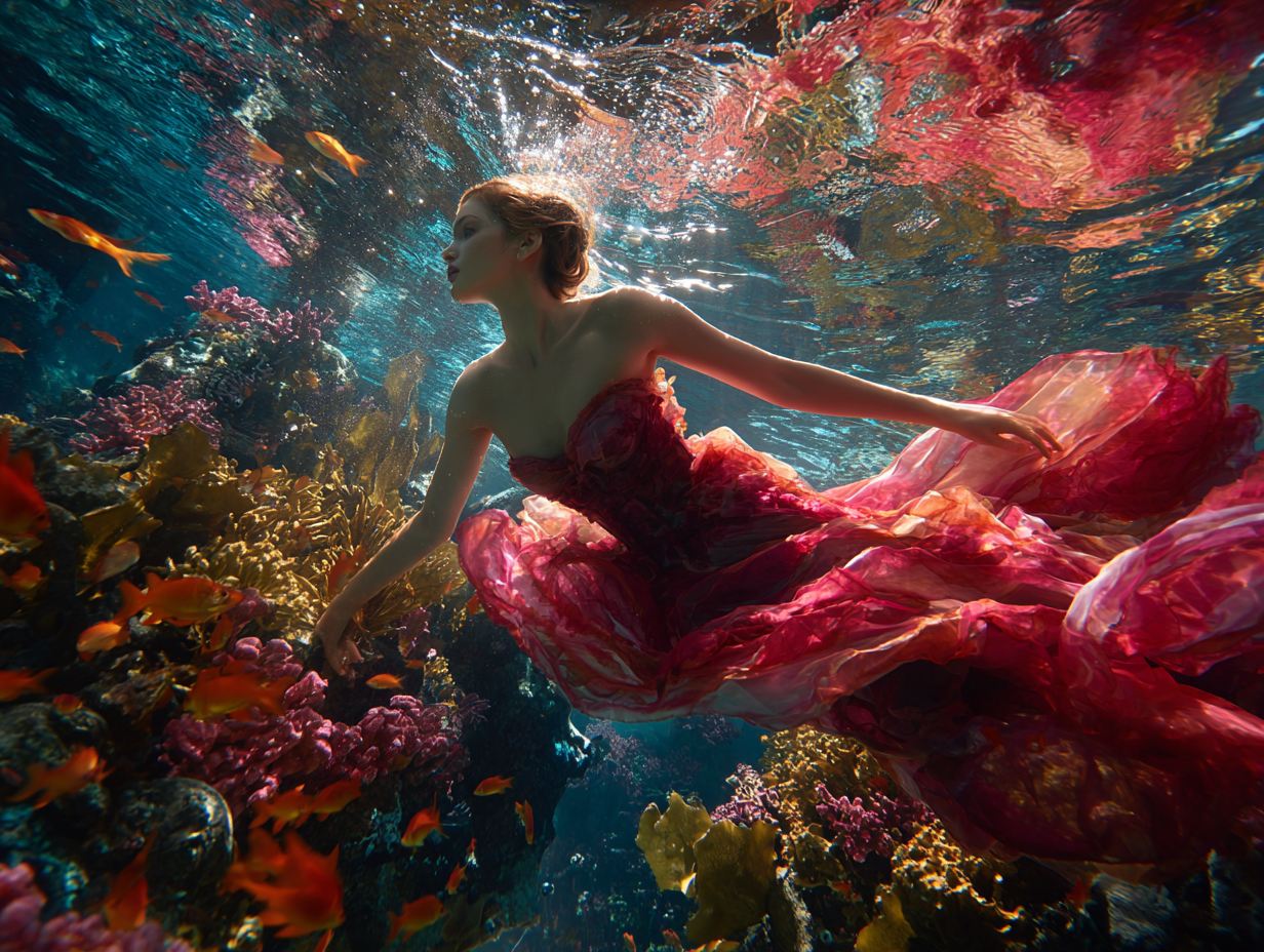 Подводные фотосессии: как запечатлеть магию водной стихии и создать уникальные образы