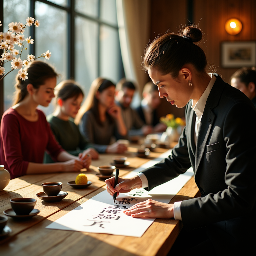 Мастер-класс по каллиграфии и чайной церемонии: как создать незабываемый корпоративный опыт в Екатеринбурге
