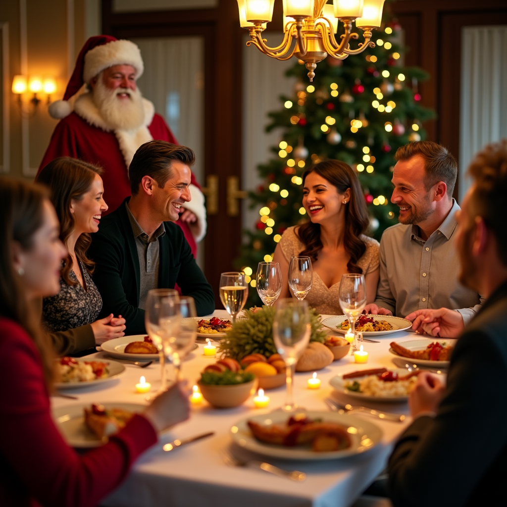 Семейный новогодний банкет в ресторане: как избежать праздничного стресса и насладиться волшебством с Дедом Морозом