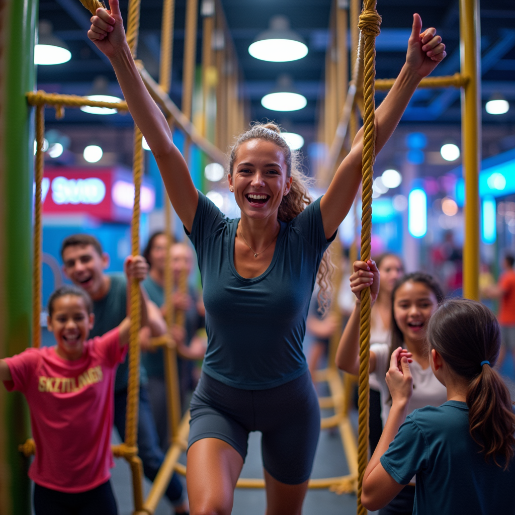 Тимбилдинг в крытых парках приключений: как создать единство команды через захватывающие испытания