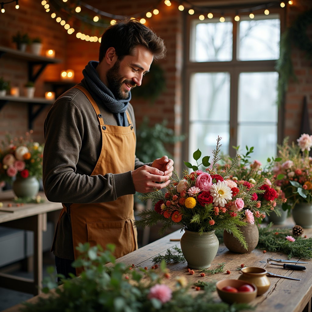 Создайте уют с зимними букетами и венками: мастер-классы в Москве для праздника у вас дома