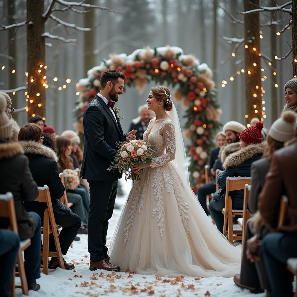 Свадьба в зимнем лесу: как создать уникальное торжество для пермяков и насладиться атмосферой волшебства