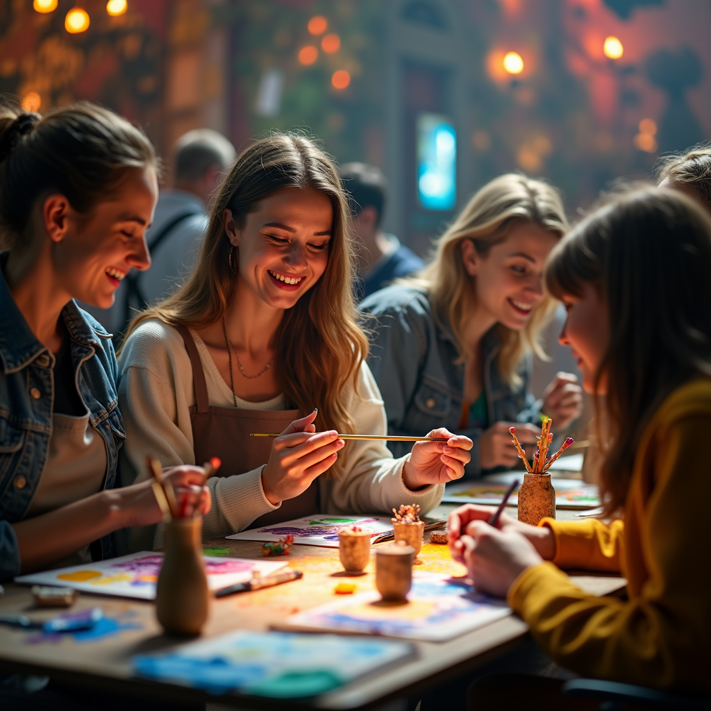 Арт-тимбилдинг в Москве: как превратить командные будни в яркое творческое приключение