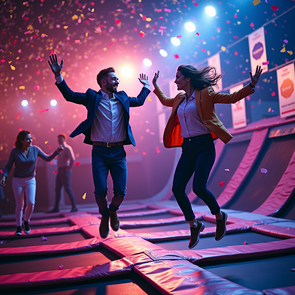 Корпоратив на батутах: почему это лучше, чем обычный ужин с салатами