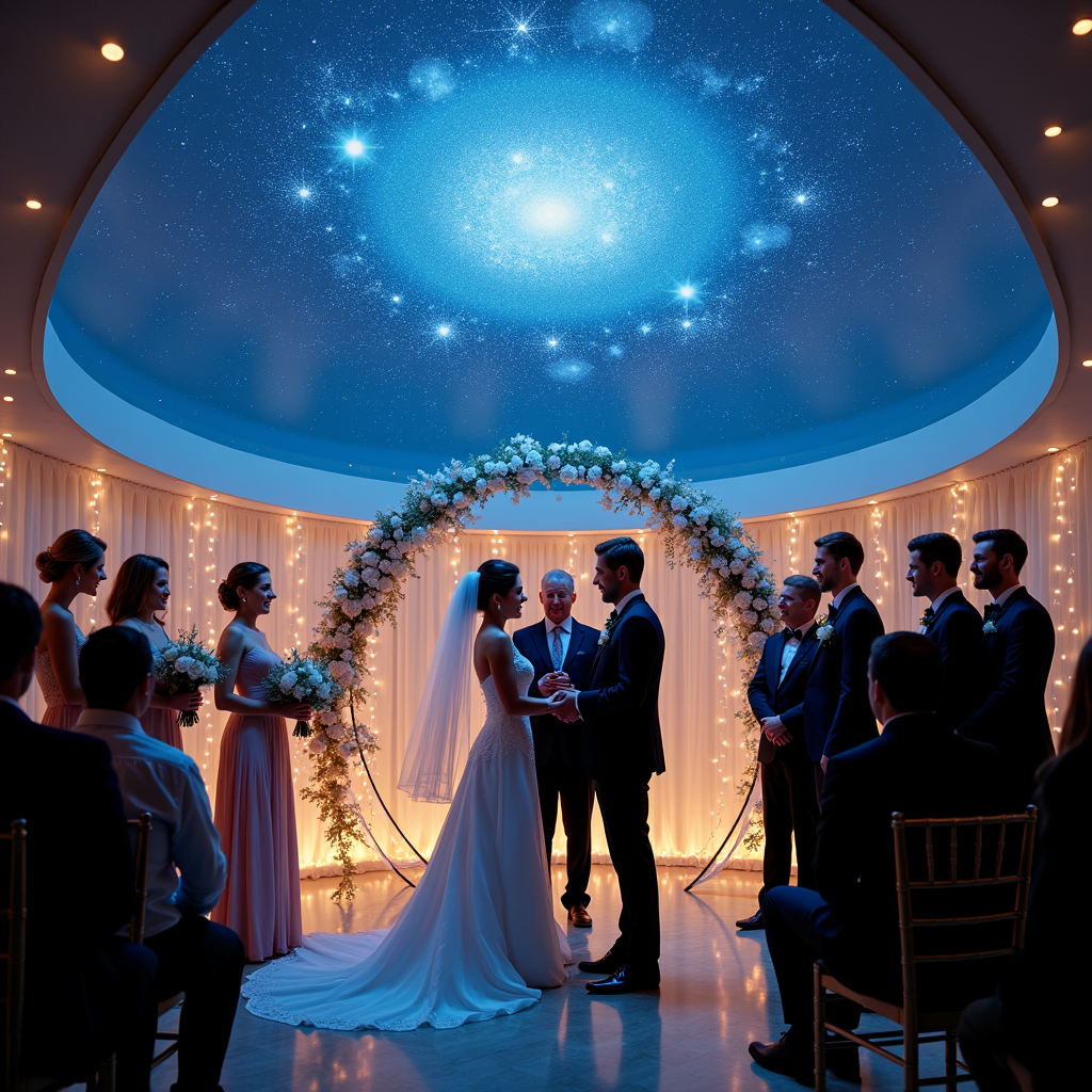 Свадьба под звездами: как провести уникальную церемонию в московском планетарии