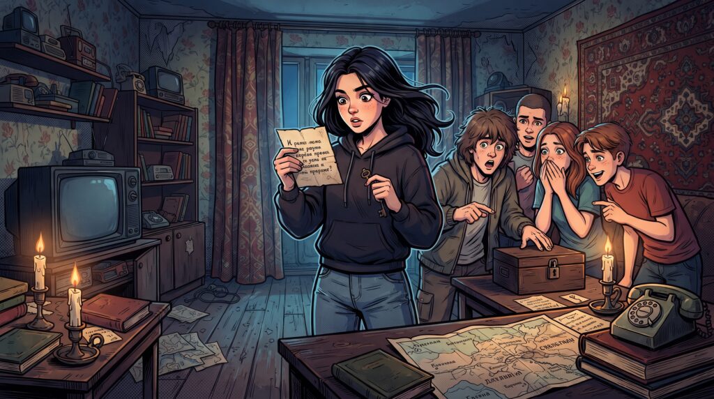 Квест на день рождения подростка: сценарий «Тайна старой квартиры» для 12-17 лет дома