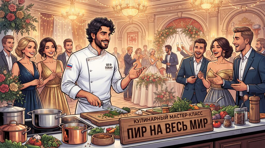 Ведущий-кулинар на свадьбу и корпоратив: кулинарный мастер-класс вместо тамады - как сэкономить 30-50% бюджета